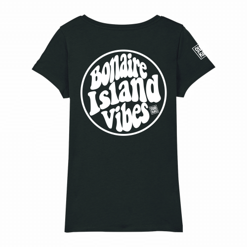 Island Vibes Bonaire logo T-shirt, black