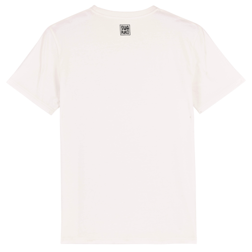 Wit T-shirt met SWAKiKO logo in de nek